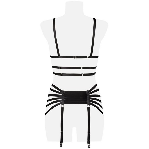 copy of COMPLETO INTIMO SEXY BDSM PER DONNA SET 4 PEZZI REGOLABILE CON MANETTE