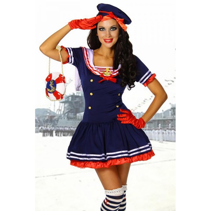 COSTUME DA MARINAIA BLU
