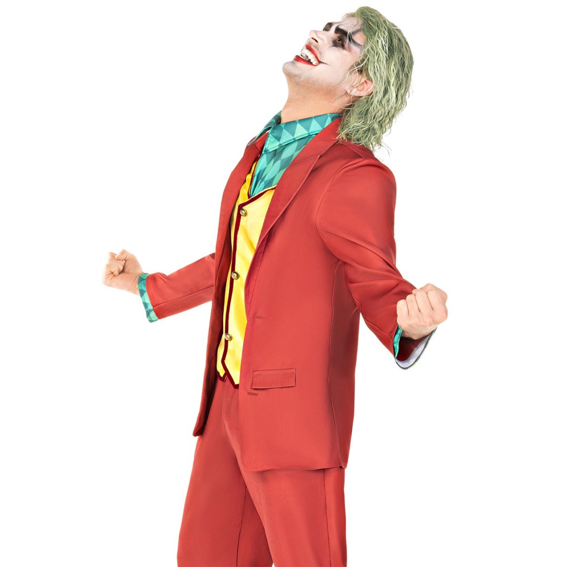 COSTUME TRAVESTIMENTO DA JOKER CLOWN PAZZO...