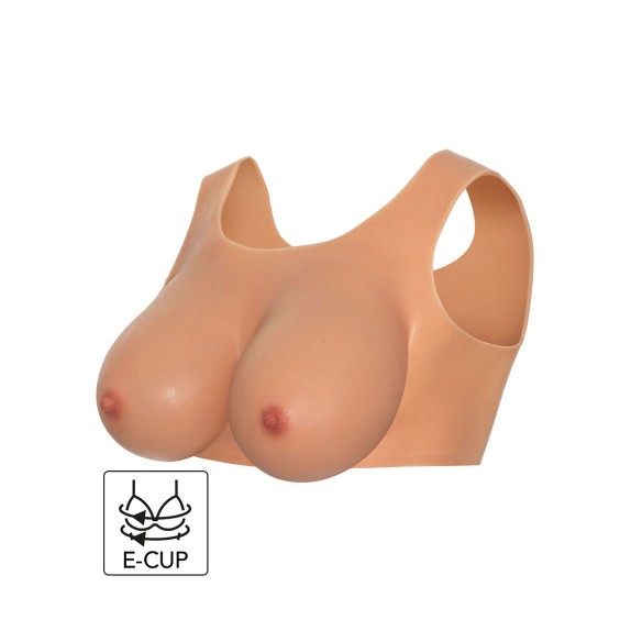BUSTO CON SENO REALISTICO INDOSSABILE COPPA E WEARABLE BREASTS TOP
