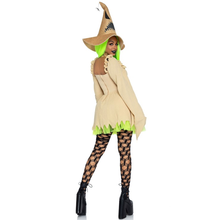 COSTUME TRAVESTIMENTO DA SPAVENTAPASSERI SEXY VESTITO SET... 2