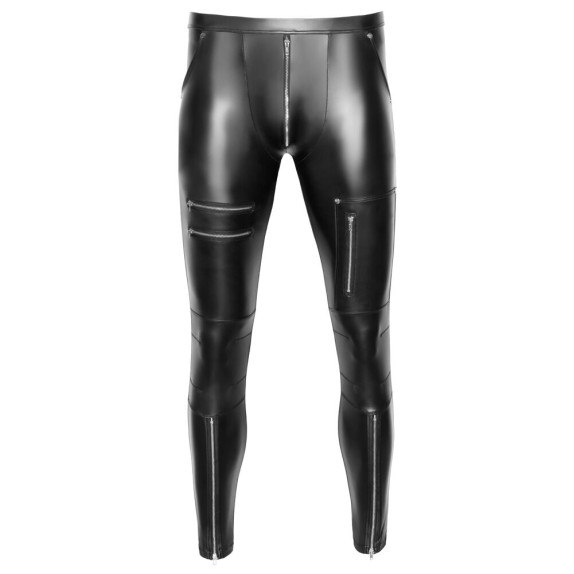 PANTALONI SEXY PER UOMO IN SPANDEX OPACO ADERENTI CON CERNIERE NEK