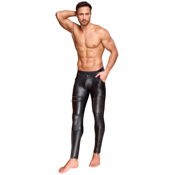 PANTALONI SEXY PER UOMO IN SPANDEX OPACO ADERENTI CON CERNIERE NEK