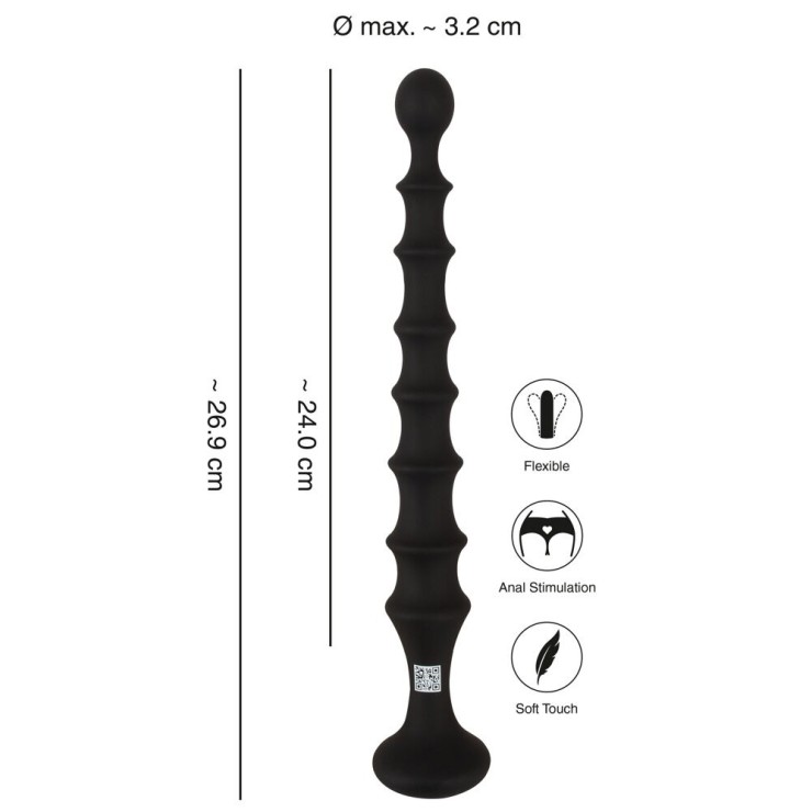 MAGIC ANAL WAND STIMOLATORE ANALE LUNGO FLESSIBILE A RILIEVO 2
