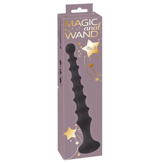 MAGIC ANAL WAND STIMOLATORE ANALE LUNGO FLESSIBILE A RILIEVO