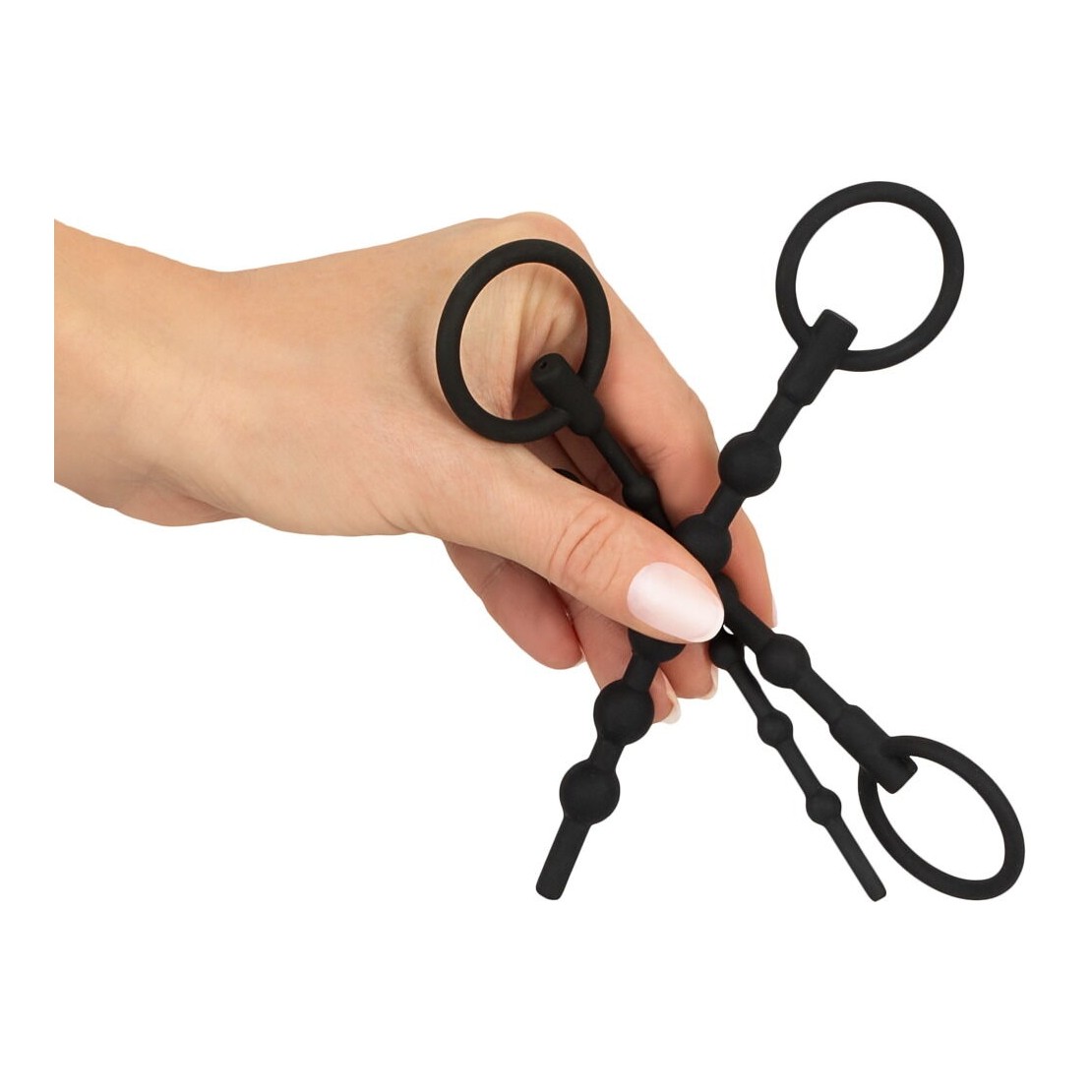 SET 3 DILATATORI URETRALI CAVI IN SILICONE CON...