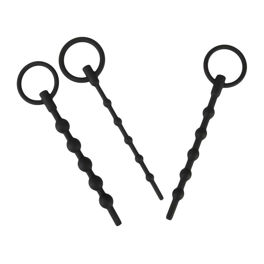 SET 3 DILATATORI URETRALI CAVI IN SILICONE CON...
