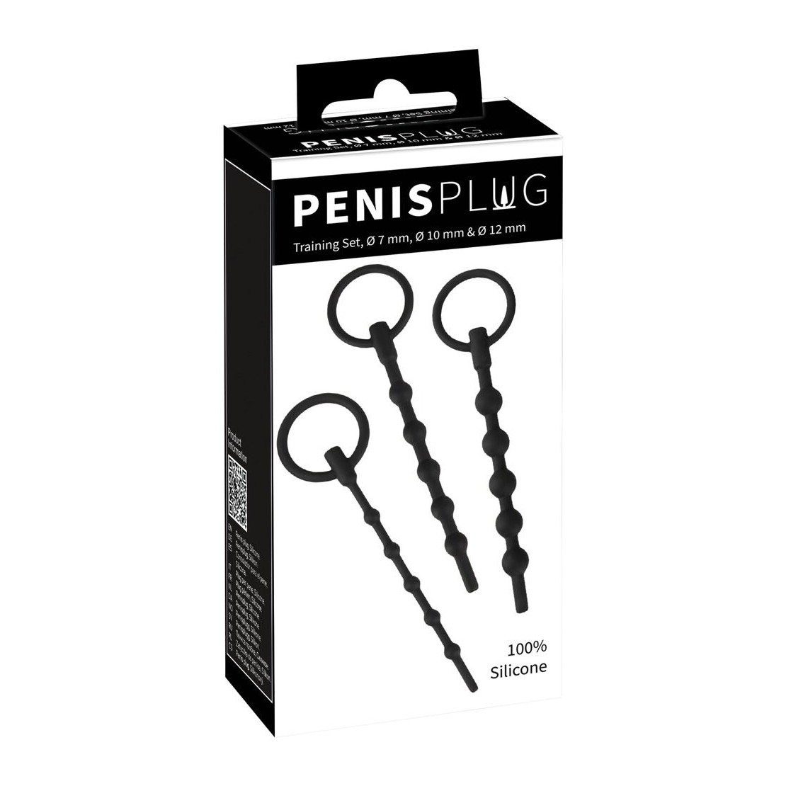 SET 3 DILATATORI URETRALI CAVI IN SILICONE CON...
