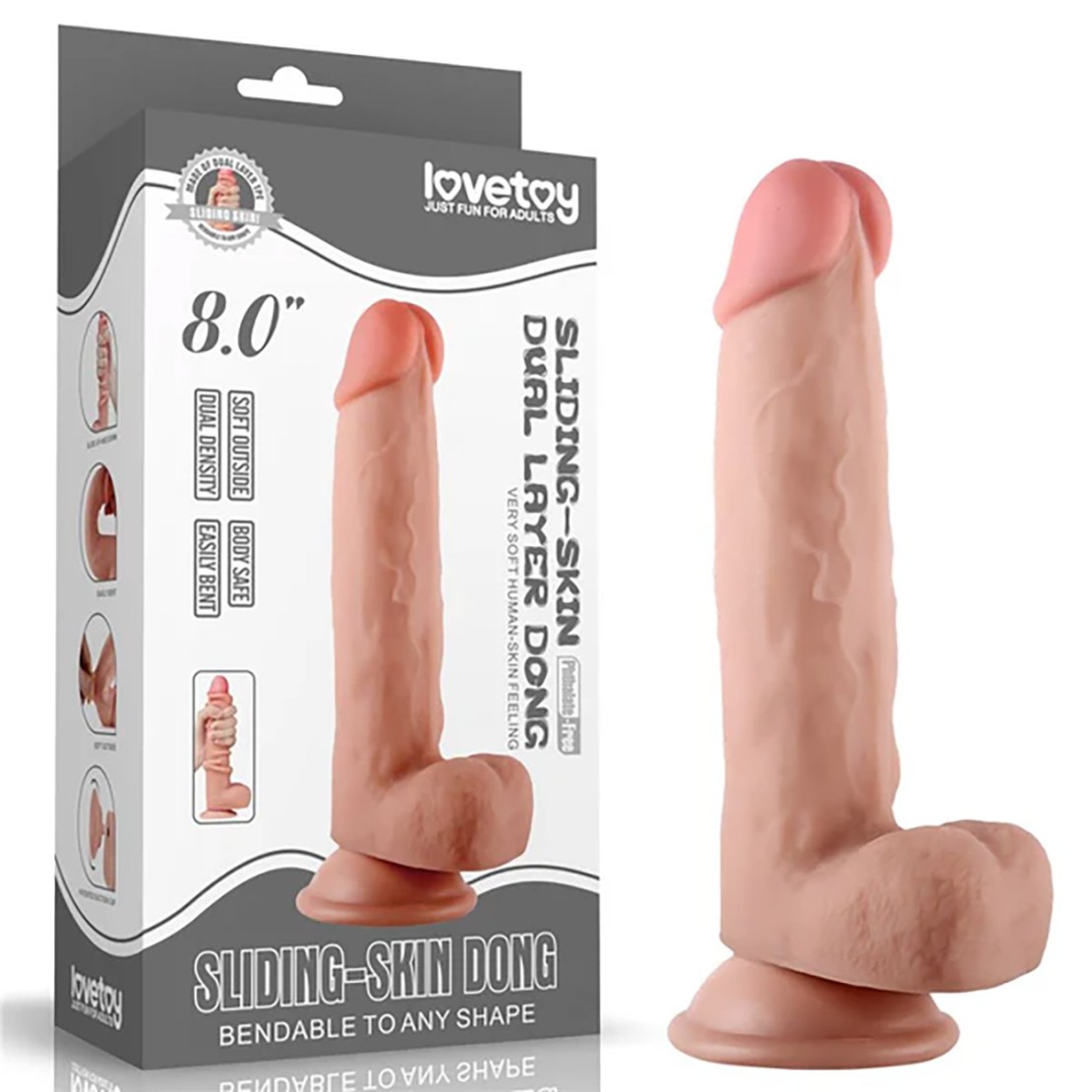 FALLO REALISTICO CON VENTOSA STACCABILE...
