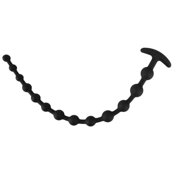 PALLINE ANALI FLESSIBILI IN SILICONE LUNGHE 50 CM CON BASE BLACK VELVETS