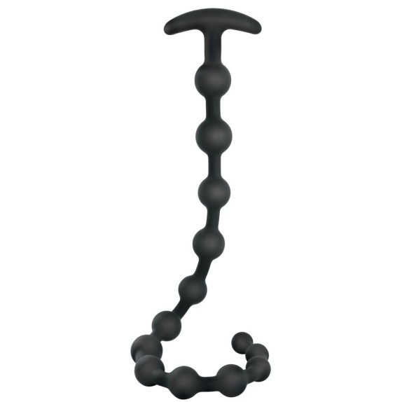 PALLINE ANALI FLESSIBILI IN SILICONE LUNGHE 50 CM CON BASE BLACK VELVETS