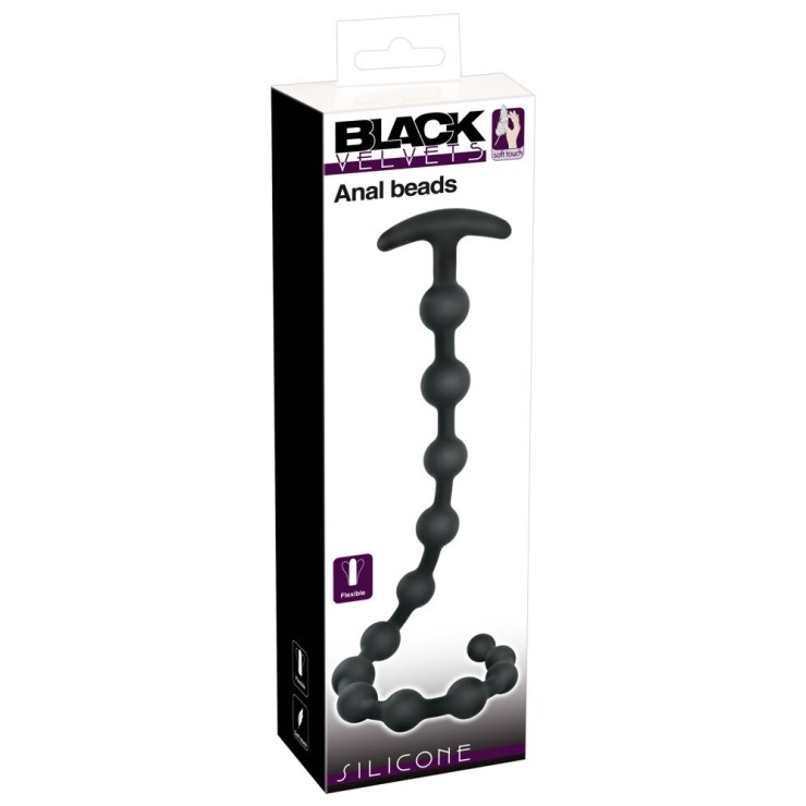 PALLINE ANALI FLESSIBILI IN SILICONE LUNGHE 50 CM CON...