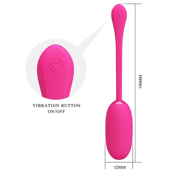 OVETTO VAGINALE VIBRANTE CON E-STIM E APP DOREEN PRETTY LOVE