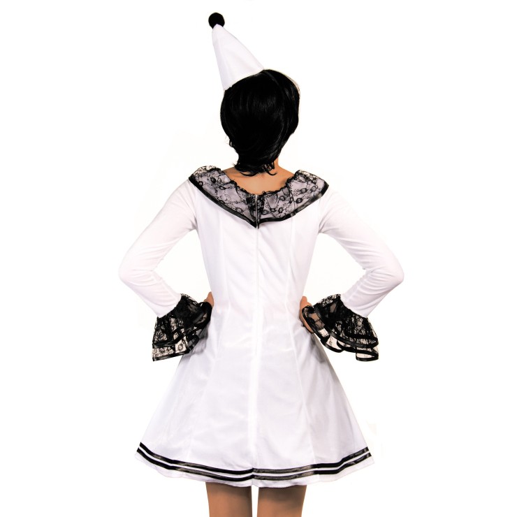 COSTUME 3 PEZZI TRAVESTIMENTO SEXY PER DONNA DA CLOWN LEG... 2