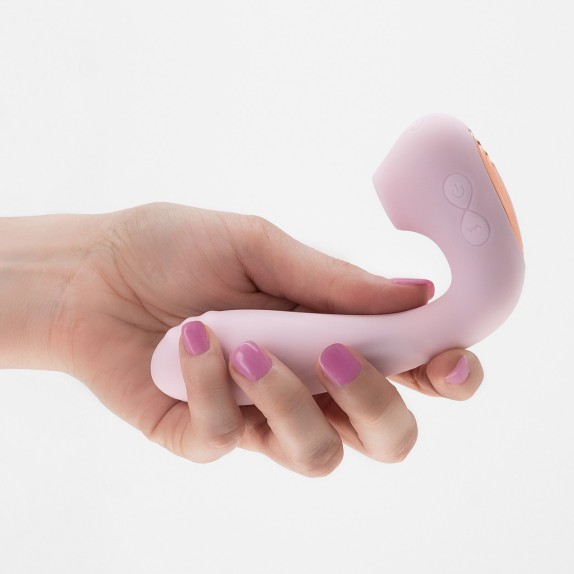 VIBRATORE PER PUNTO G E CLITORIDE USB CON TELECOMANDO POOKIE+
