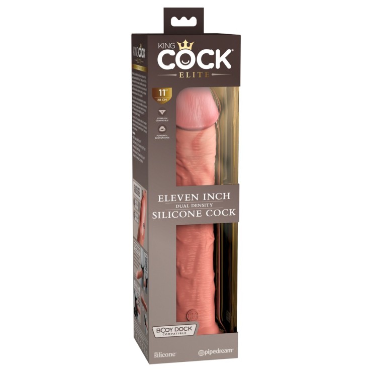 KING COCK ELITE FALLO REALISTICO DOPPIA DENSITA' 28 CM
