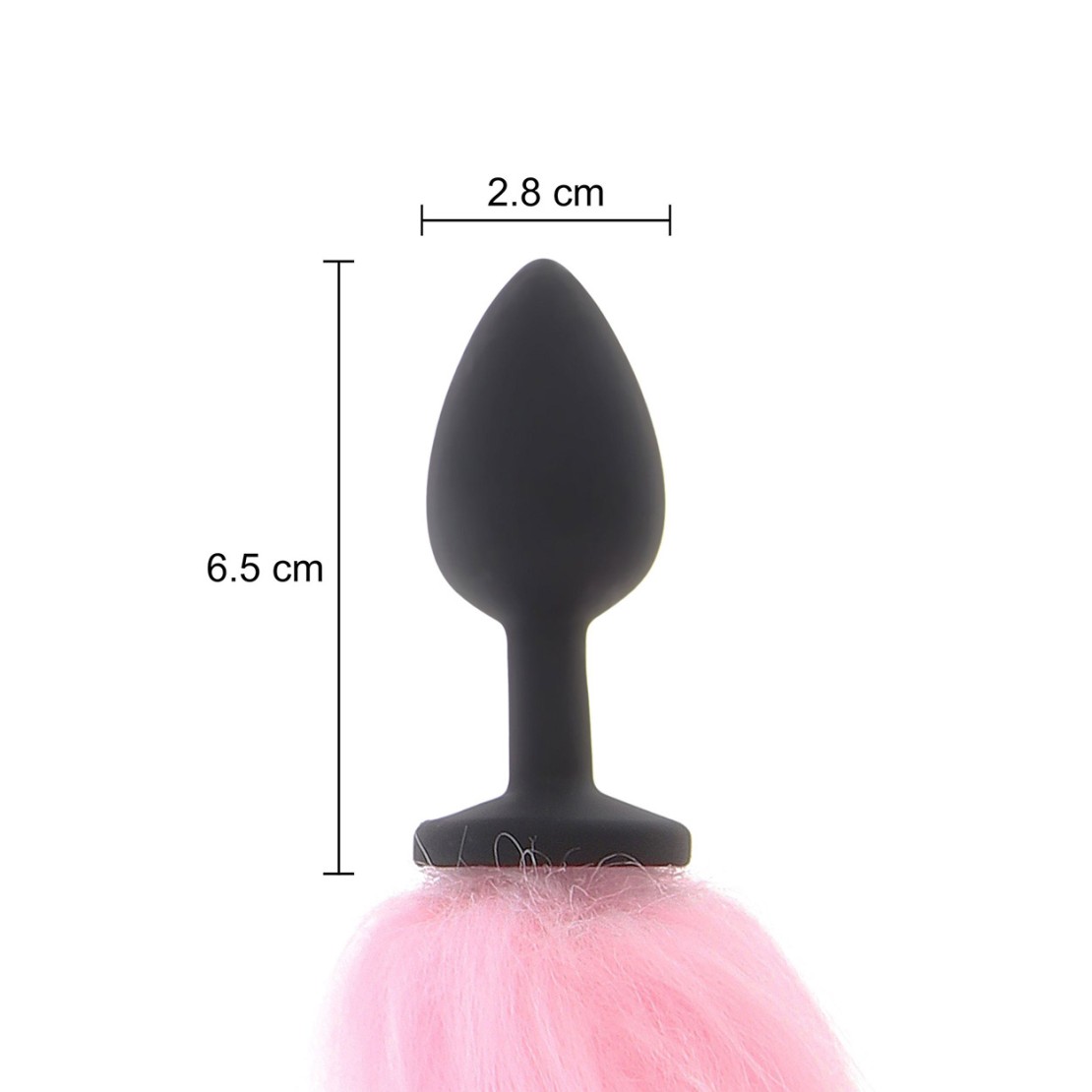 PLUG ANALE IN SILICONE CON CODA DA UNICORNO LED...