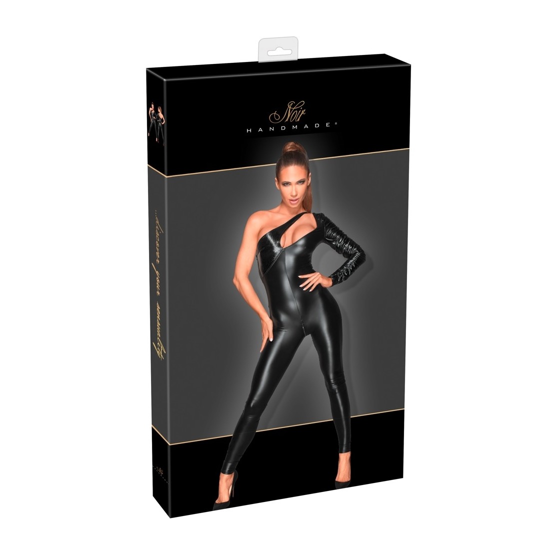 TUTA CATSUIT SEXY PER DONNA IN SPANDEX E PVC