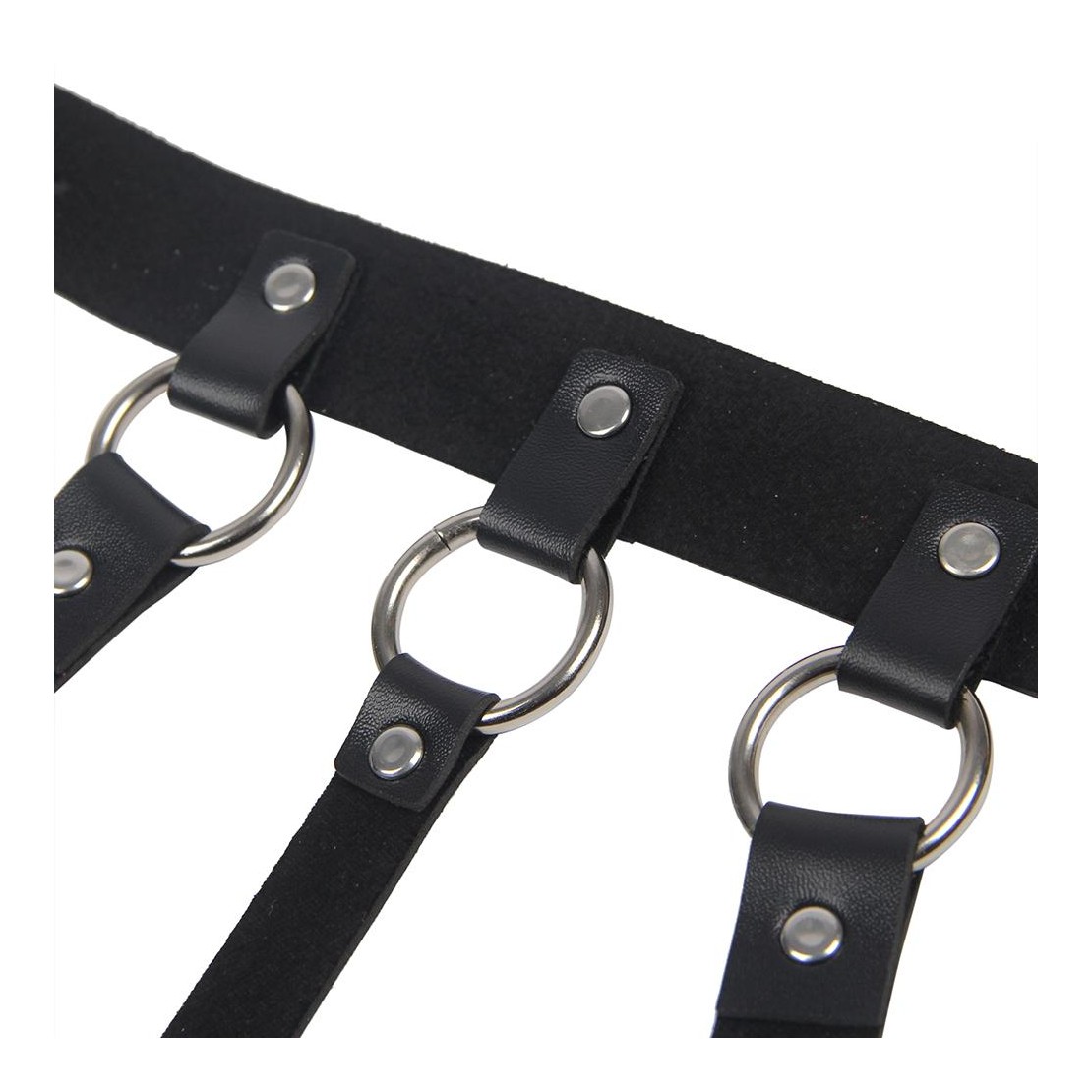 HARNESS SEXY DA DONNA A REGGISENO IN ECOPELLE...