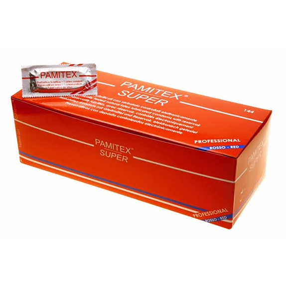 PAMITEX SUPER PROFILATTICI ROSSI IN CONFEZIONE DA 144 PZ