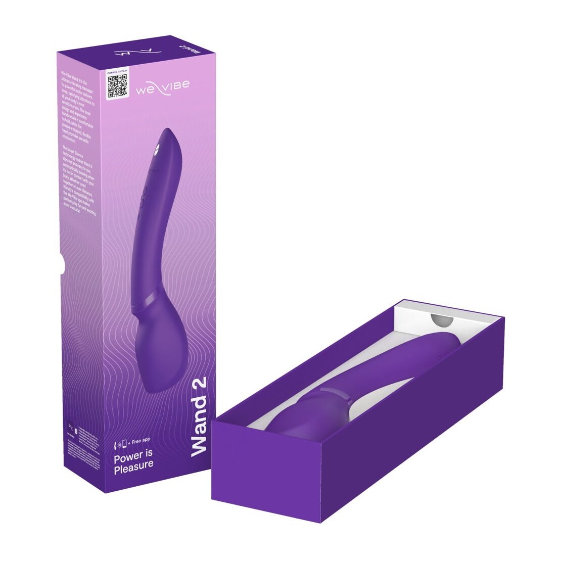 WAND 2 STIMOLATORE CLITORIDE WE VIBE CON TESTA...