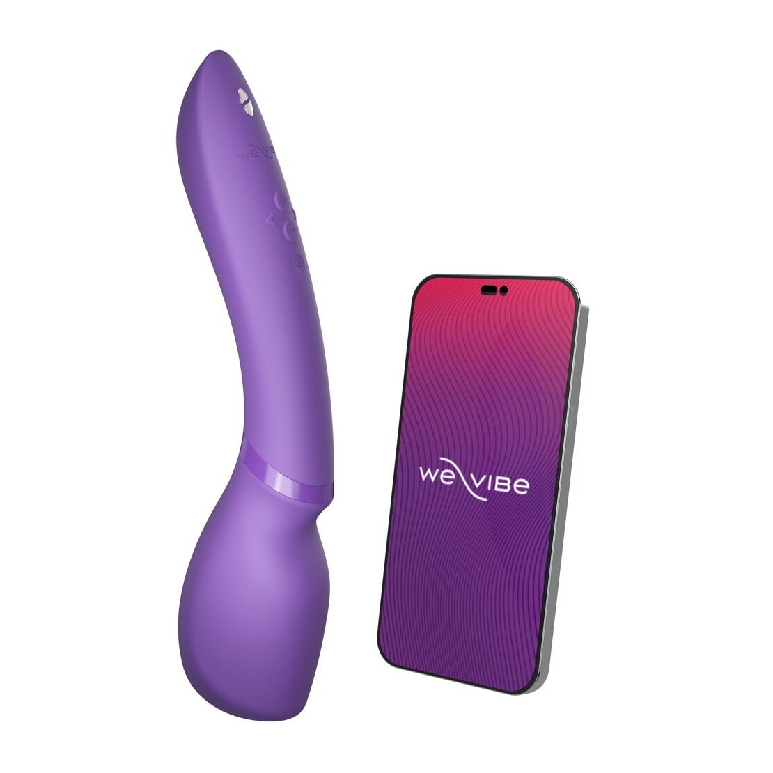 WAND 2 STIMOLATORE CLITORIDE WE VIBE CON TESTA...