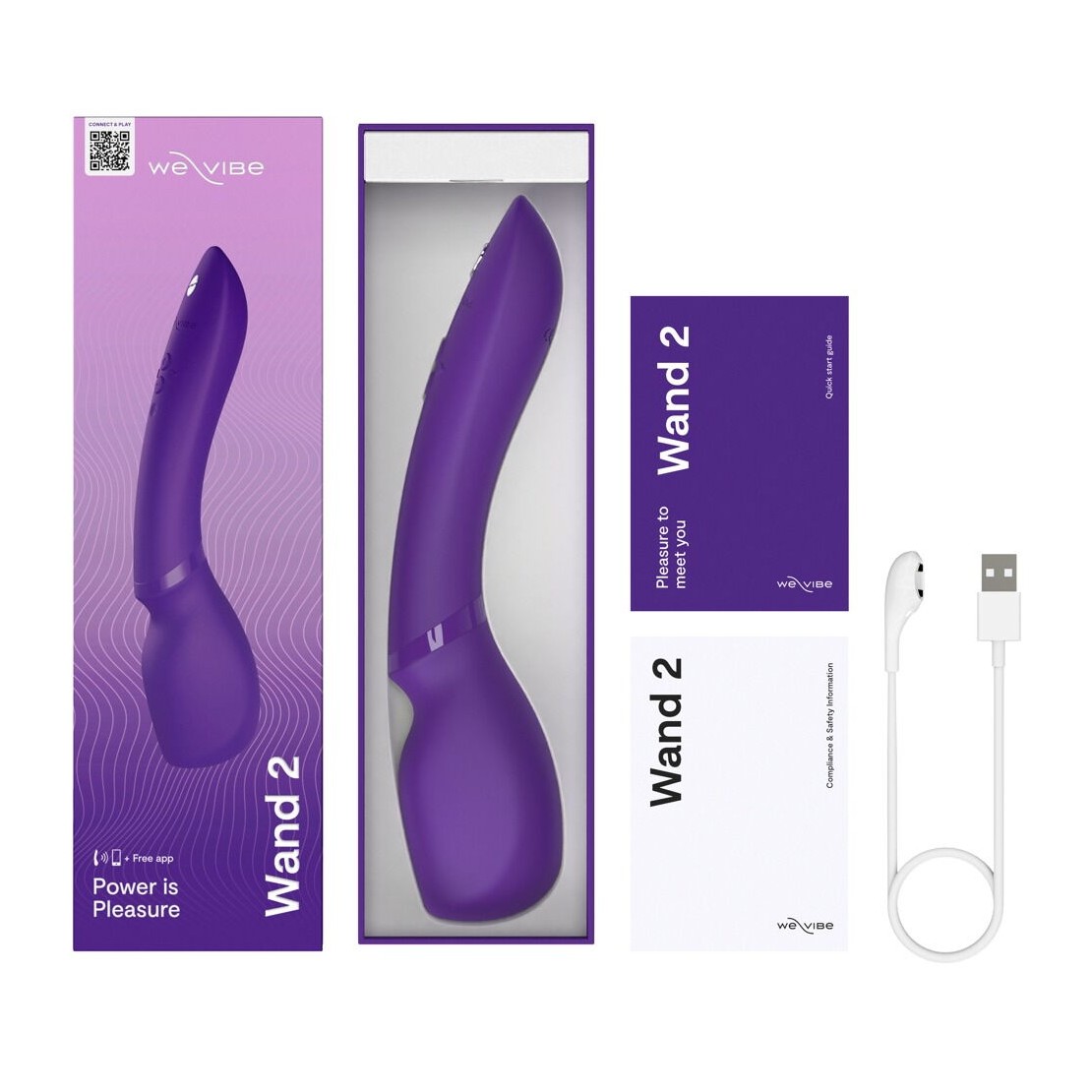 WAND 2 STIMOLATORE CLITORIDE WE VIBE CON TESTA...