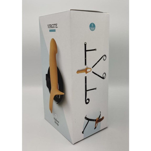 STRAP ON CAVO INDOSSABILE DA UOMO CON FORO TESTICOLI 14,2 CM TG. S