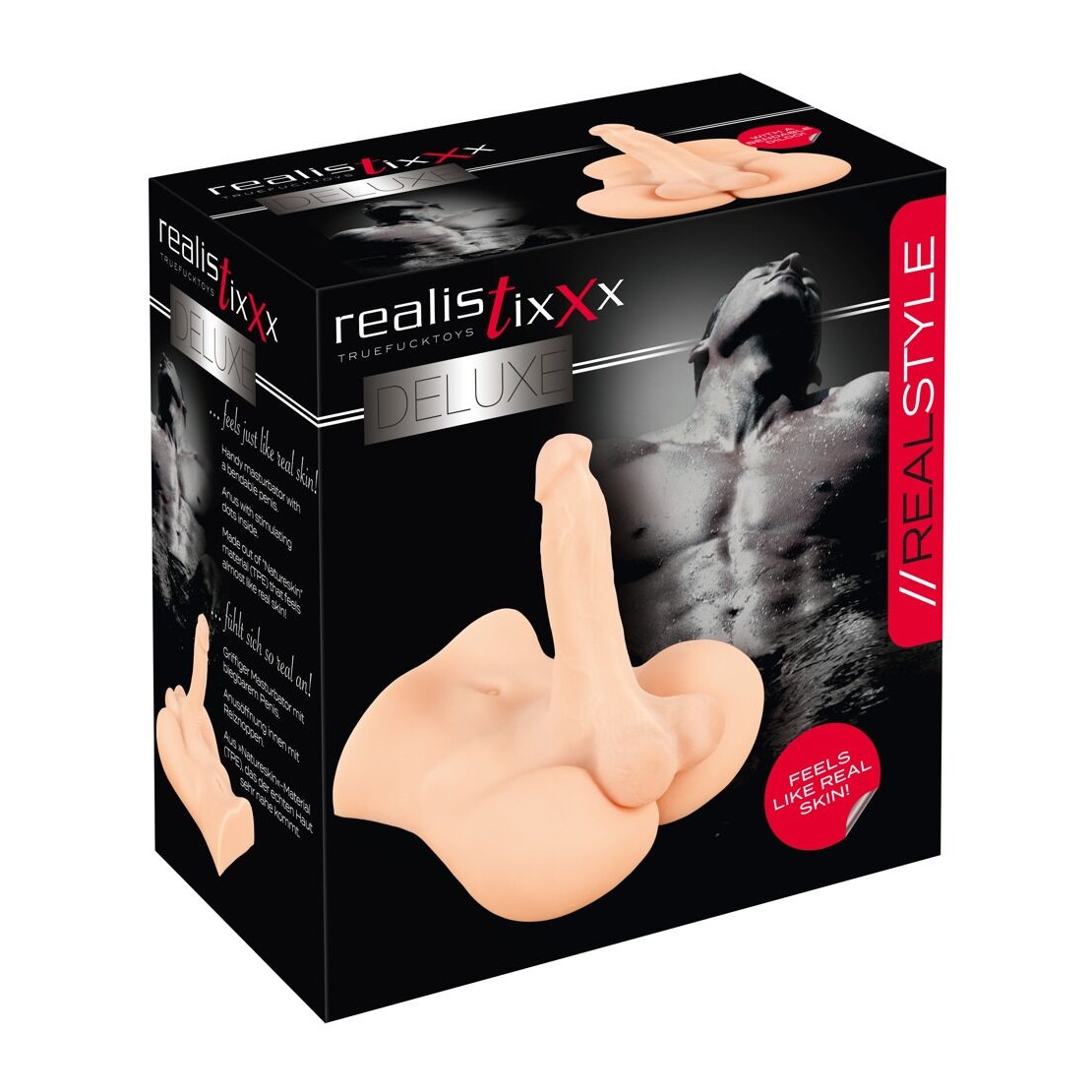 MASTURBATORE MEZZO BUSTO REALISTICO DI UOMO CON...