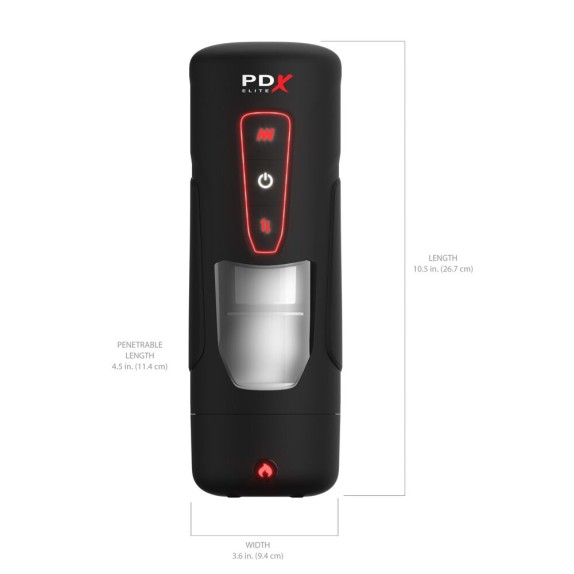 MASTURBATORE AUTOMATICO UOMO VIBRAZIONE, SU E GIÙ, RISCALDANTE MILK ME HOTTER