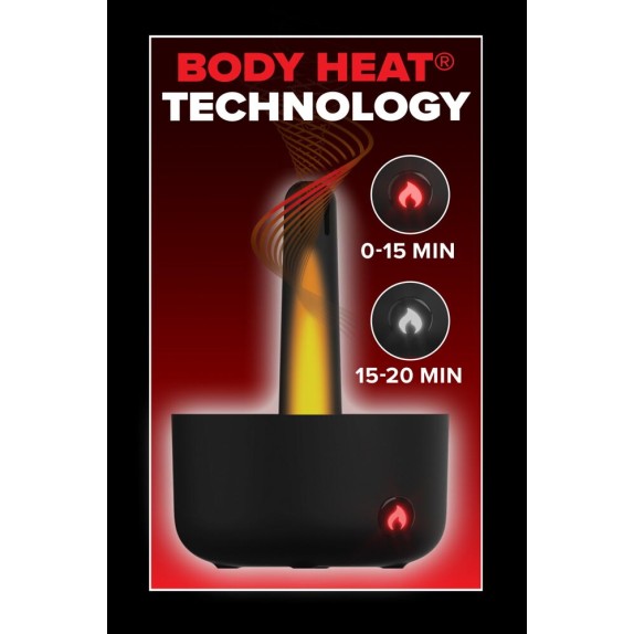 MASTURBATORE AUTOMATICO UOMO VIBRAZIONE, SU E GIÙ, RISCALDANTE MILK ME HOTTER