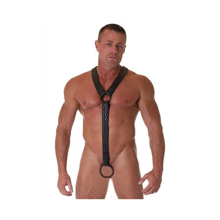 BODY-HARNESS PER UOMO IN NEOPRENE SEXY