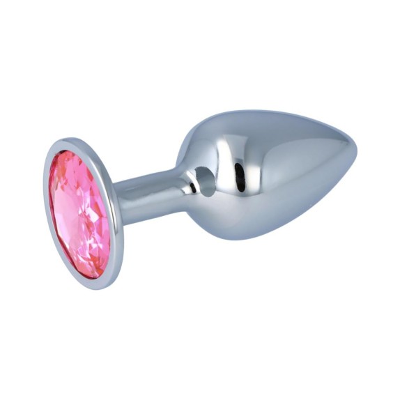 PLUG ANALE CON GIOIELLO ROSA SEX TOY VARIE MISURE PICK&LOVE