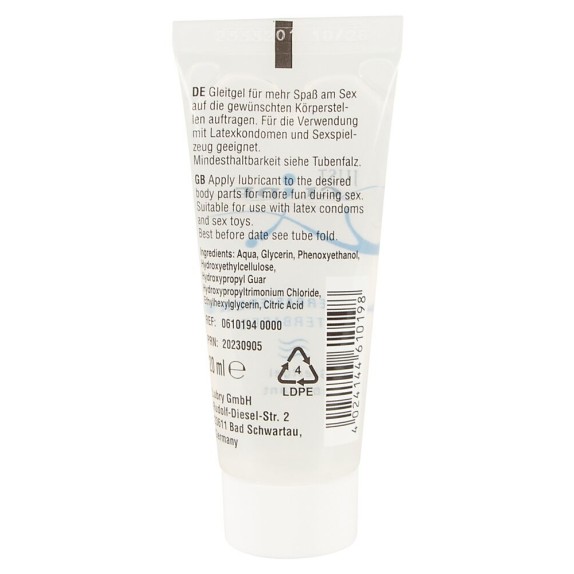 LUBRIFICANTE A BASE D'ACQUA TASCABILE DA 20 ML