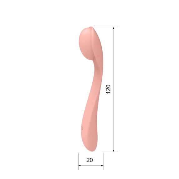 TULIP VIBRATORE PER PUNTO G PIEGHEVOLE PER DONNA IN SILICONE