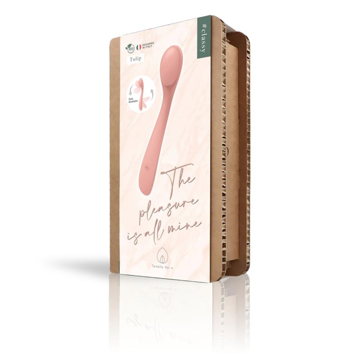 TULIP VIBRATORE PER PUNTO G PIEGHEVOLE PER DONNA IN SILICONE 2