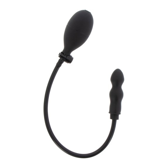 PLUG ANALE IN SILICONE GONFIABILE STARTER CON POMPETTA MANUALE