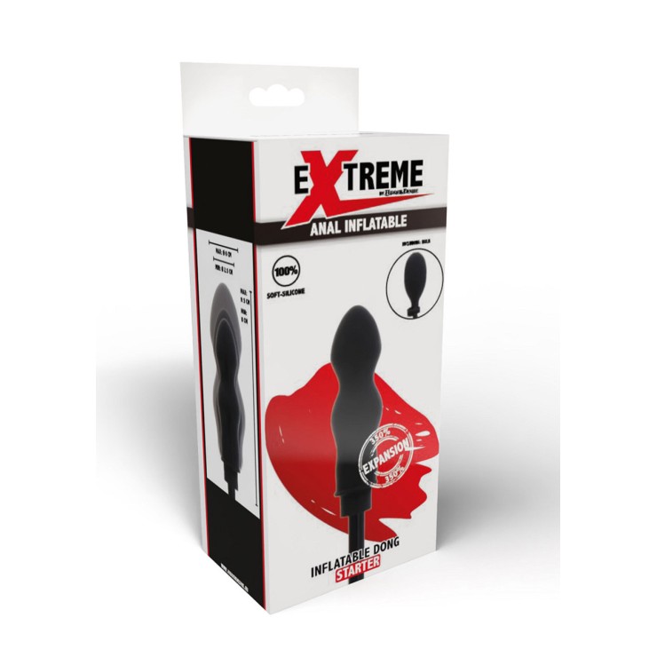 PLUG ANALE IN SILICONE GONFIABILE STARTER CON POMPETTA...