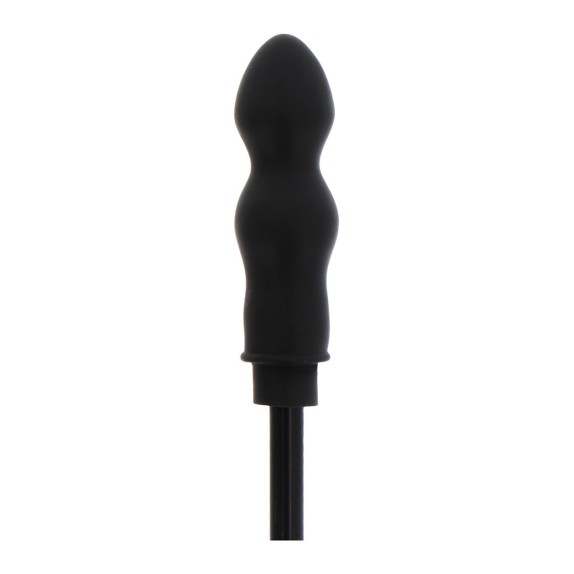 PLUG ANALE IN SILICONE GONFIABILE STARTER CON POMPETTA MANUALE