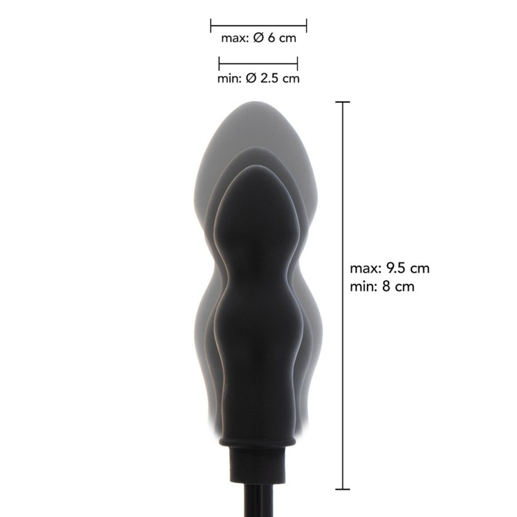 PLUG ANALE IN SILICONE GONFIABILE STARTER CON POMPETTA... 2
