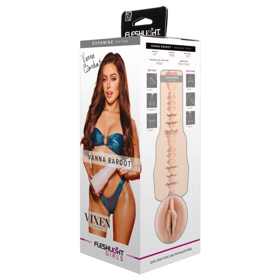 VANNA BARDOT FLESHLIGHT VAGINA MASTURBATORE PER UOMO