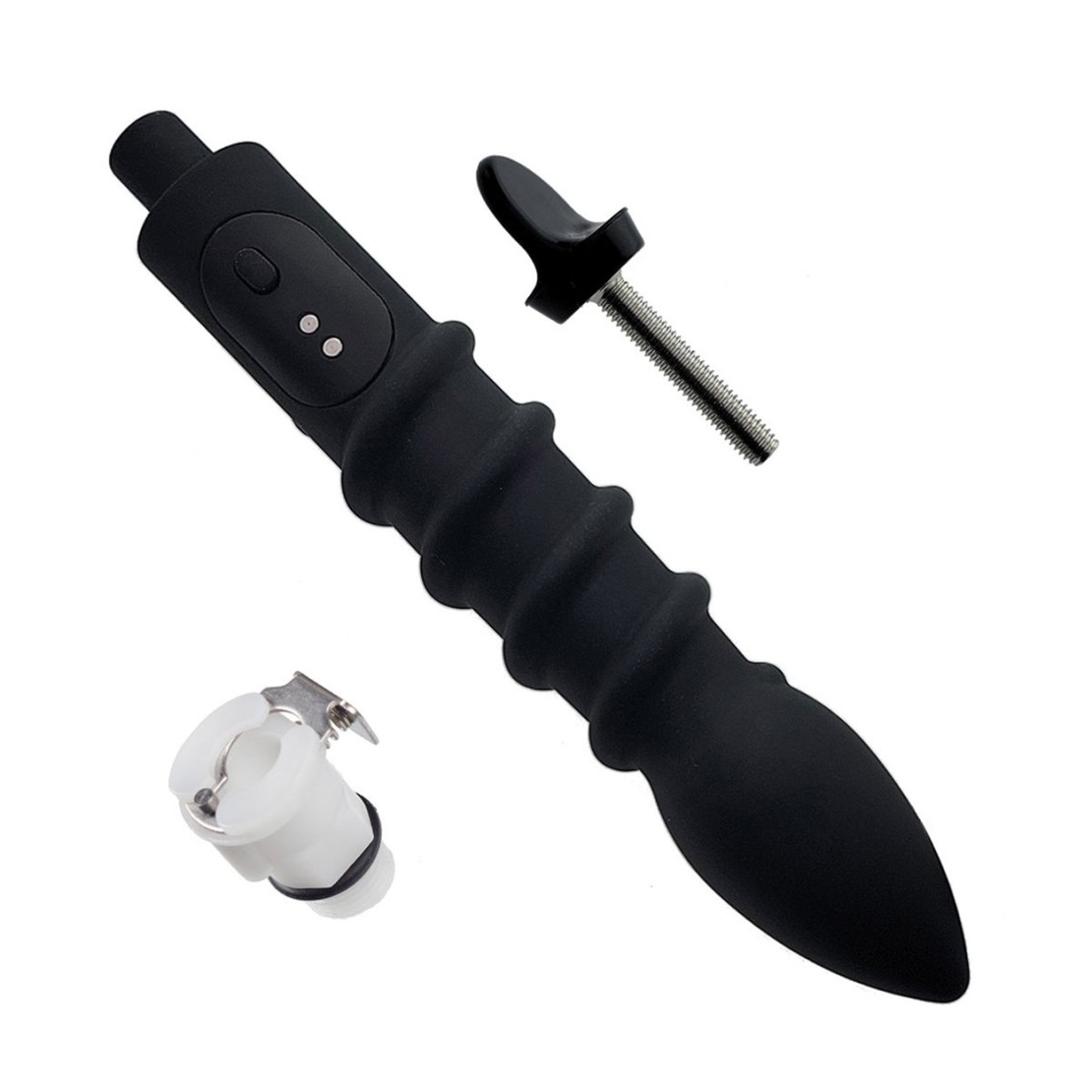 LUVPUMP VIBRATORE ANALE CON PLUG E COPPETTA PER...