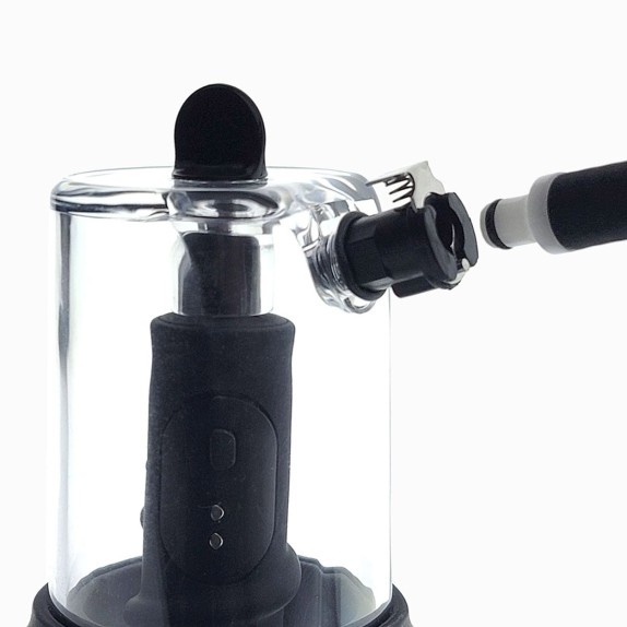 LUVPUMP VIBRATORE ANALE CON PLUG E COPPETTA PER SUZIONE ROSEBUD PUMP