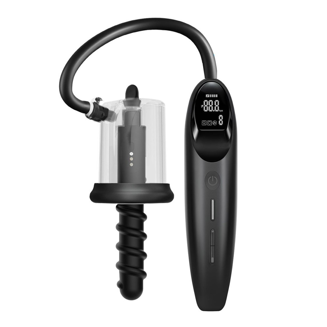 LUVPUMP VIBRATORE ANALE CON PLUG E COPPETTA PER...