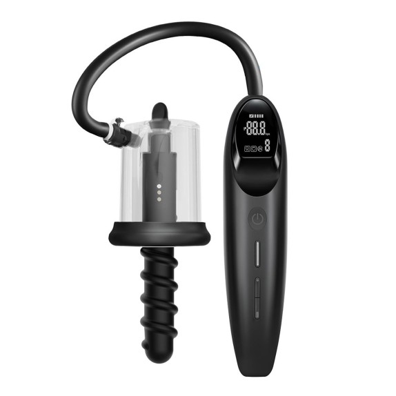 LUVPUMP VIBRATORE ANALE CON PLUG E COPPETTA PER SUZIONE ROSEBUD PUMP