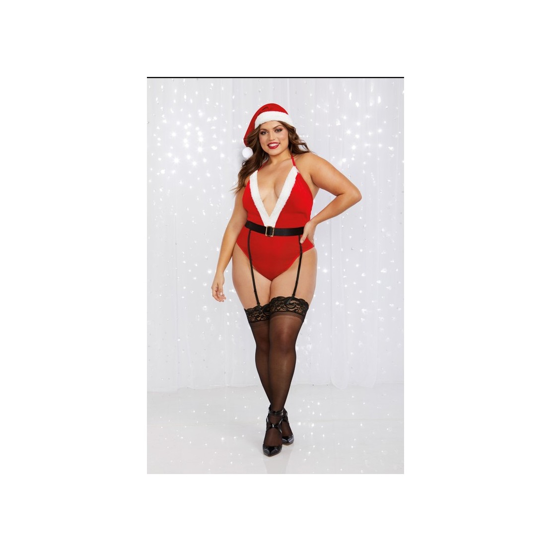 COMPLETO SEXY DA BABBA NATALE DONNA SET 3 PEZZI...