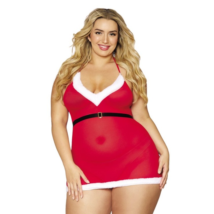 copy of BABYDOLL SEXY DA BABBA NATALE DONNA CON CINTURA