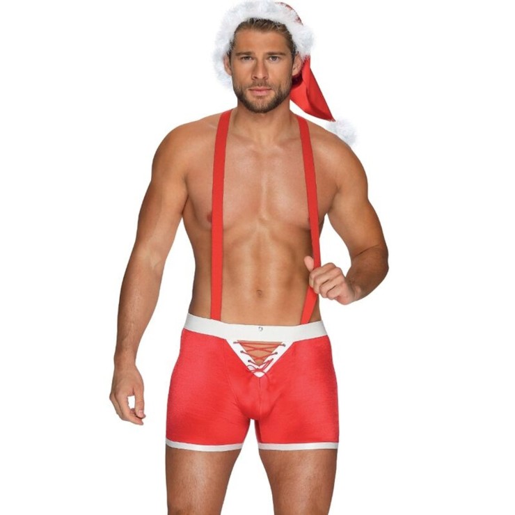 BOXER SEXY PER UOMO SET DI NATALE 2 PEZZI MR CLAUS