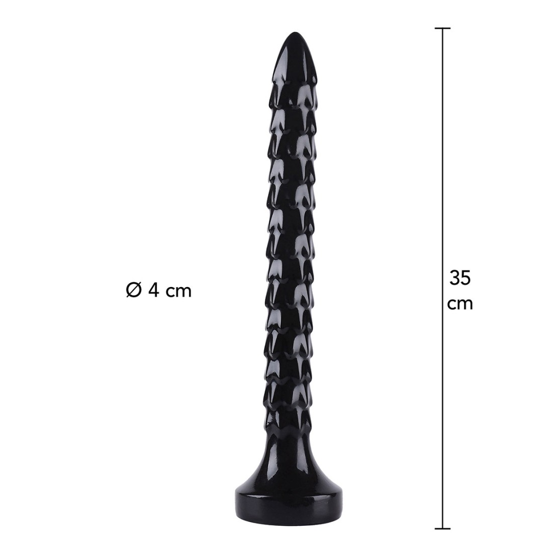 SPINA ANALE LUNGA CON RILIEVI STIMOLANTI 35 CM...
