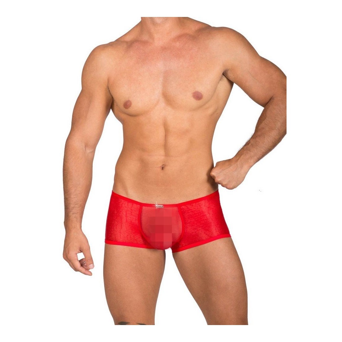 BOXER SEXY PER UOMO IN TULLE EFFETTO PUSH UP...